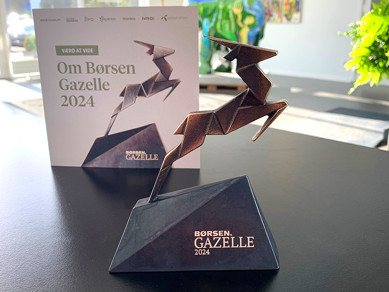 Gazelle statuette fra Børsen 2024